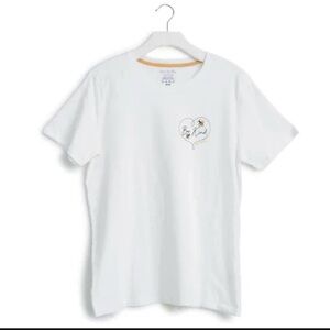 Vera Bradley White T-Shirt “Be Kind” Bee Design Size XL Cotton